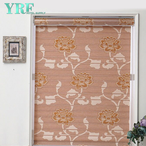 Chinese Customized 100% Blackout Window Blind Luxury For Bedroom