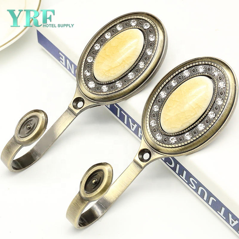 Comfortable Apartment Curtain Rod Accessories Of Decorative Metal Curtain Hooks YRF