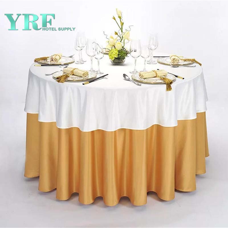 YRF China Wholesale Hotel Apartment Round Table Cloth Violet plain