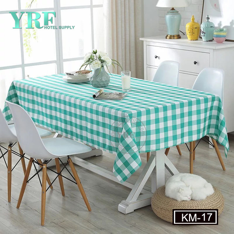 YRF Factory Supply Table Cloth Rectangle Discount 100% Polyester Apartment