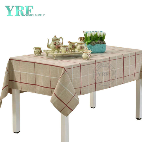 YRF Factory Sale Table Cloth Square Luxury 100% Polyester Hotel