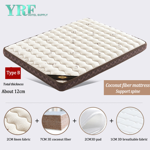 Partial Hard Mattress 5 Inch breathable palm Spine protection