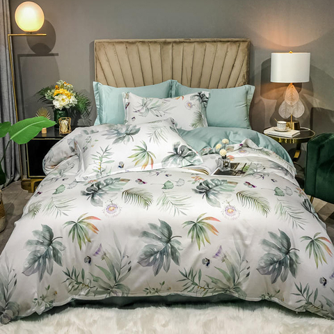 New Product Bed Linen Cotton Printed Comfortable For King Bed