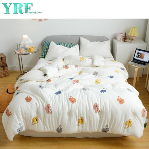Home Bedding Sets Sateen Duvet Insert Softness Polyester Blend Single Bed
