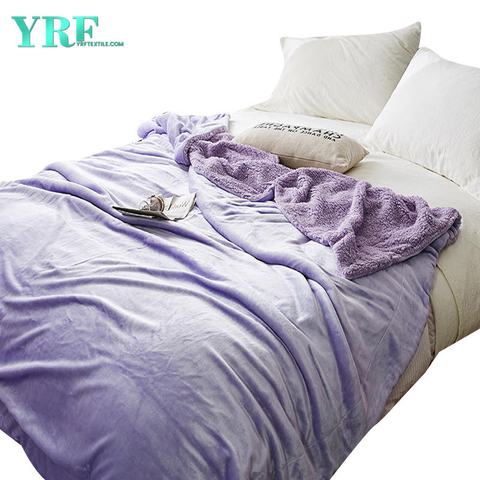 Hotel Blanket Fashion Style Warm Solid Color For King Bed