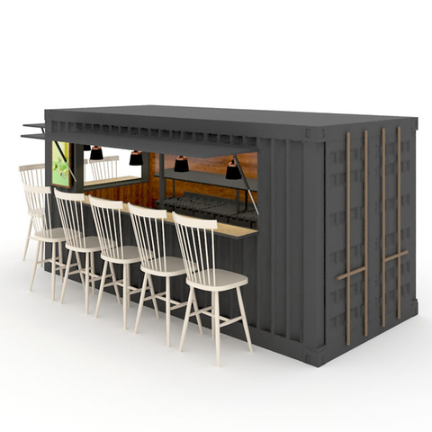For sale Container cafe Stee for Shopping Mall