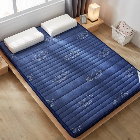 University Dorm Sleeping Pad Roll Foldable Thick Comfortable Gel Mattress 53x79 inch