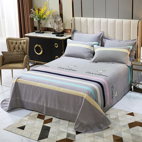 Wholesale Bedsheet Modern Design Breathable & Cooling Queen Printed Bed Linen